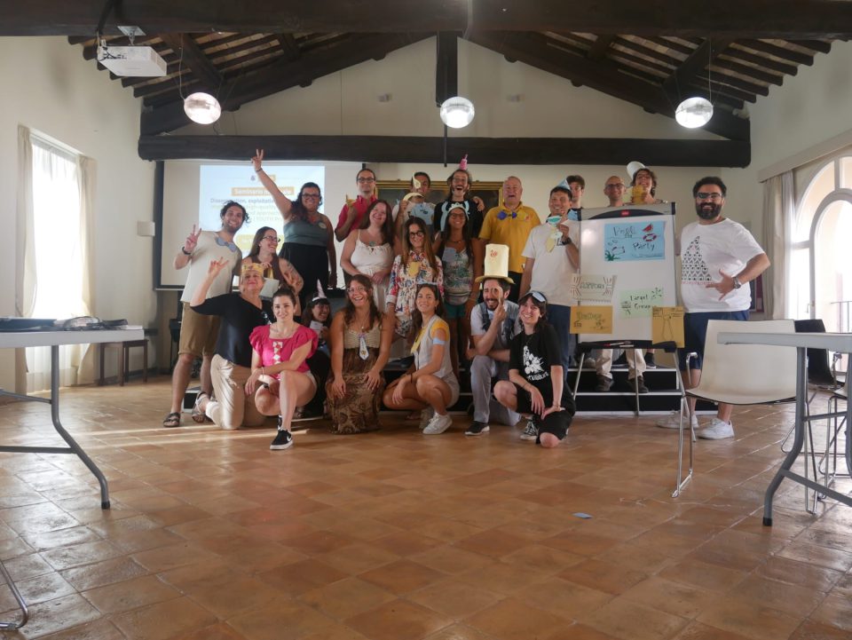 A training course attended by the Naqah team