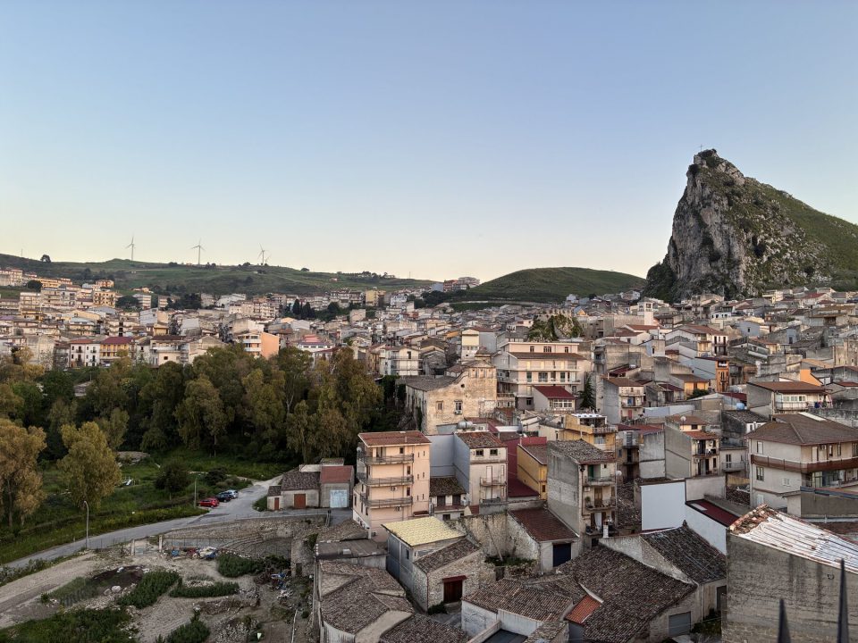 Marineo and the Rocca from the viewpoint
