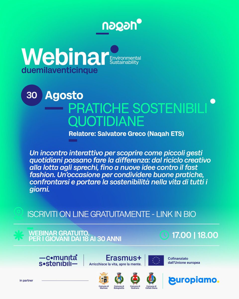 Webinar: everyday sustainable habits